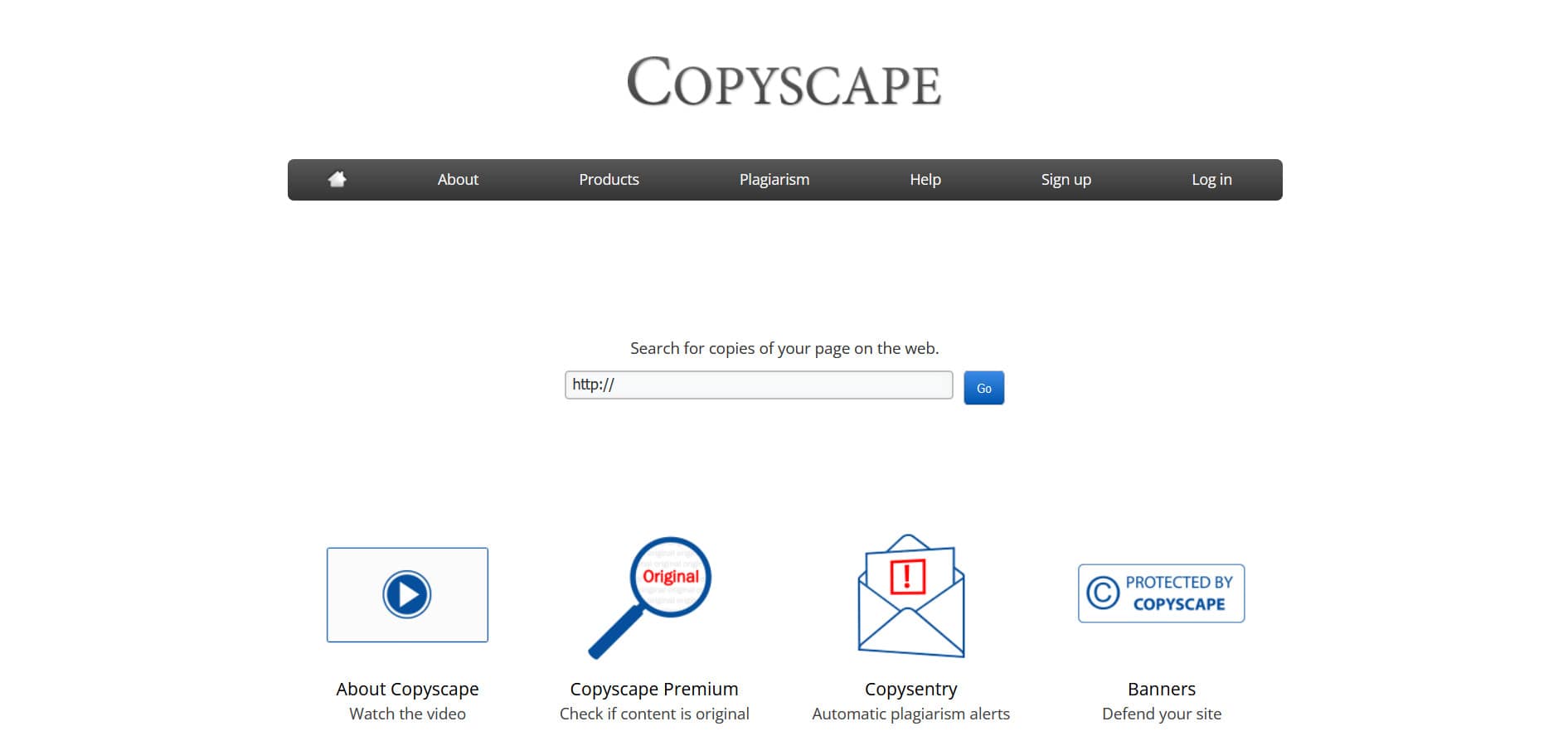 Copyscape یک ابزار بررسی سرقت ادبی است